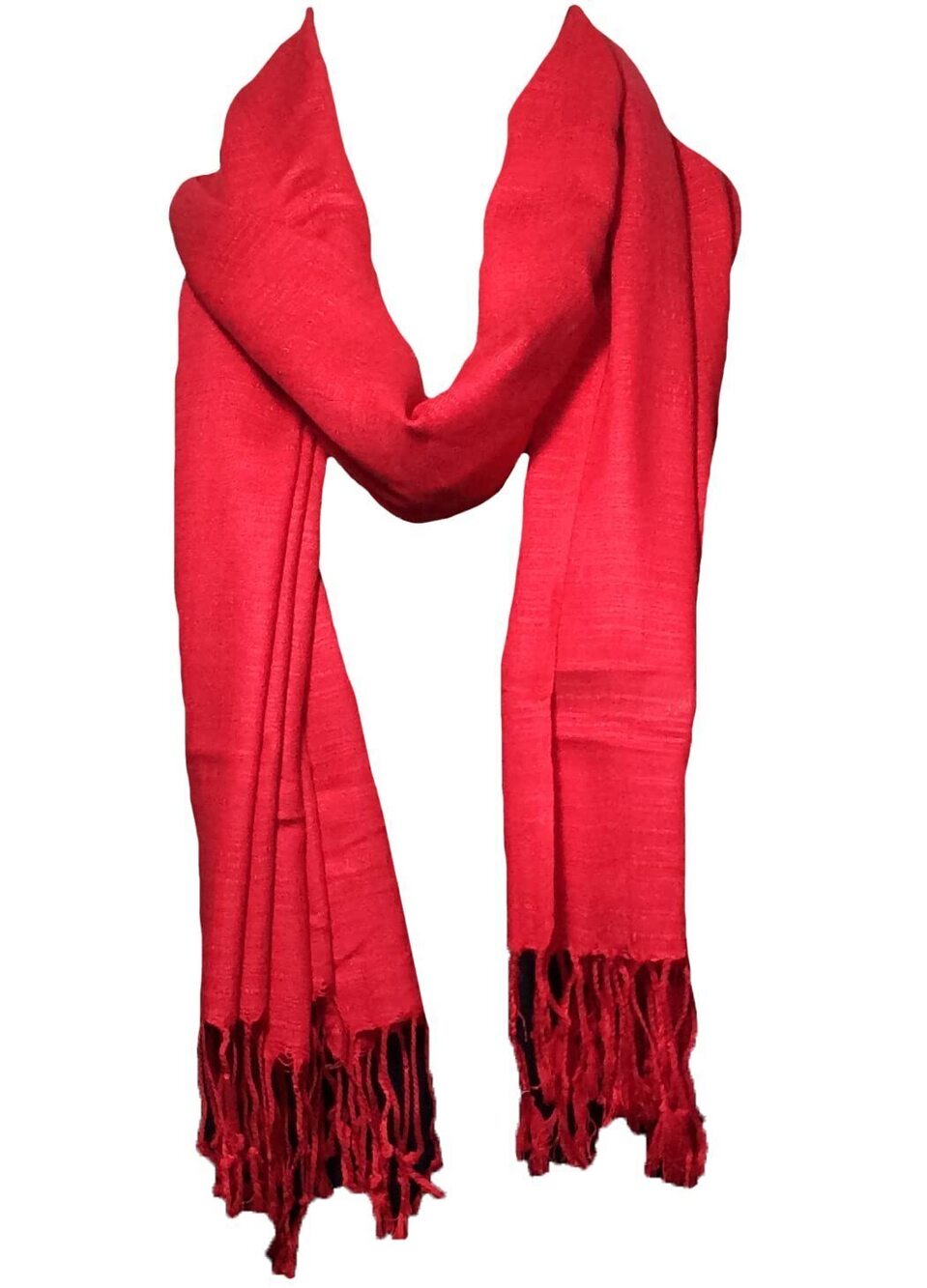 3513 100% Natural Pure Silk Scarf Solid Color Plain Scarves Soft Winter
